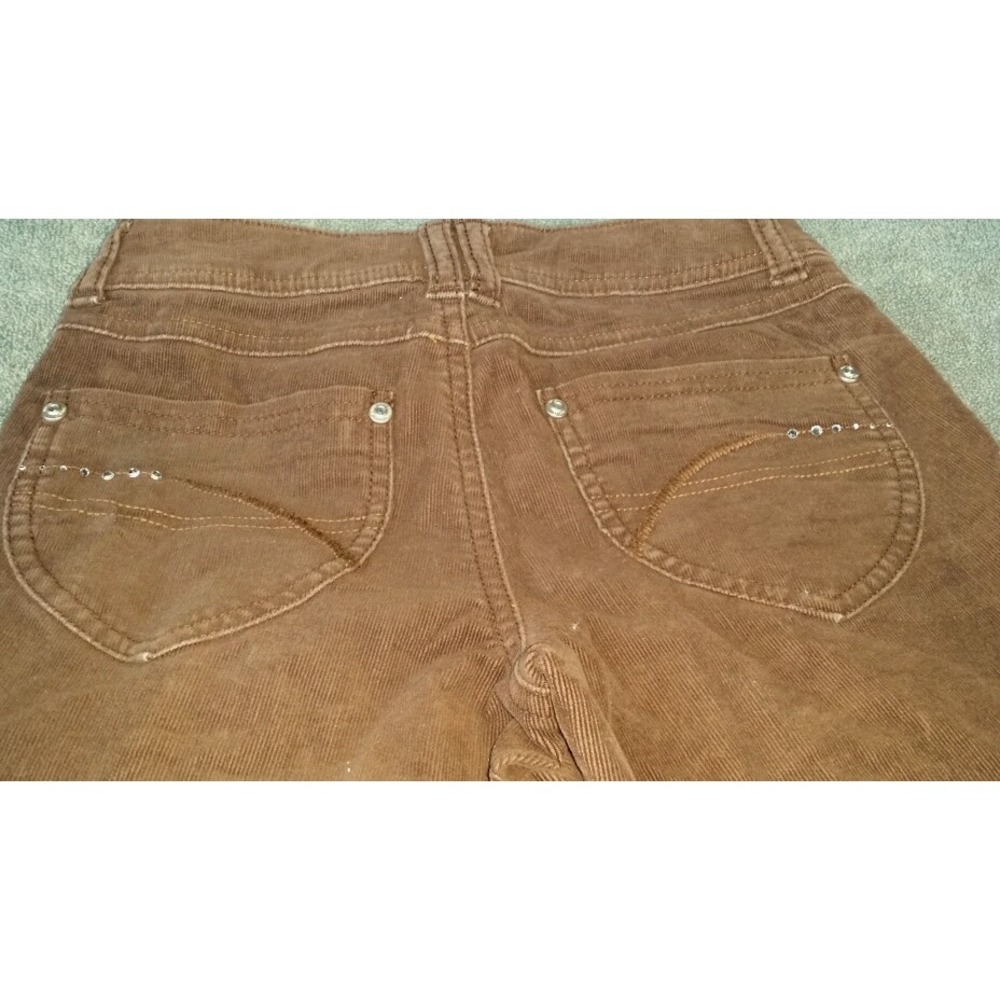 Justice‎ Girls Cordoroy Brown Pants size 8R 8 Regular